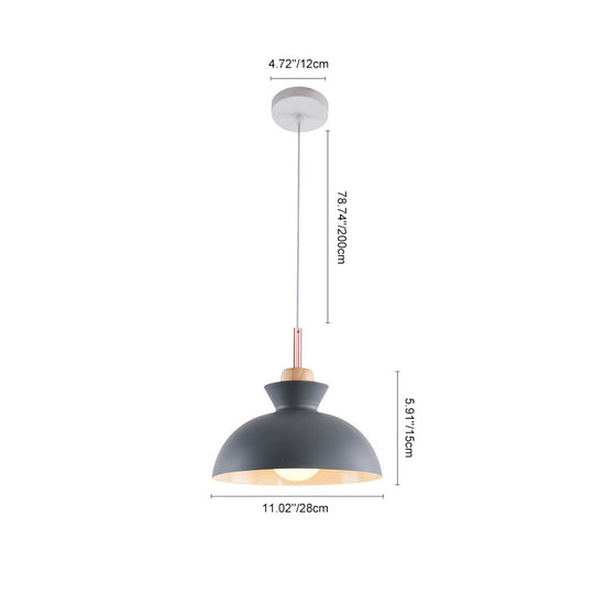 Modern Single Pendant Dome Light for Kitchen