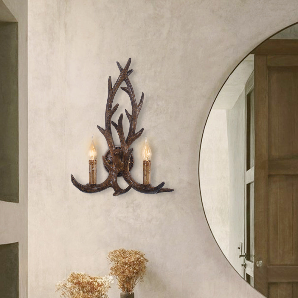 Antler shop sconce lights