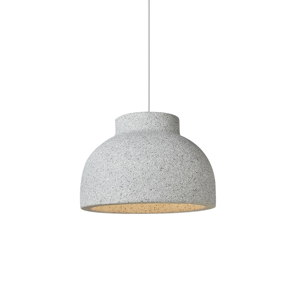 Handmade 1-Light Speckled Wabi Sabi Dome Pendant