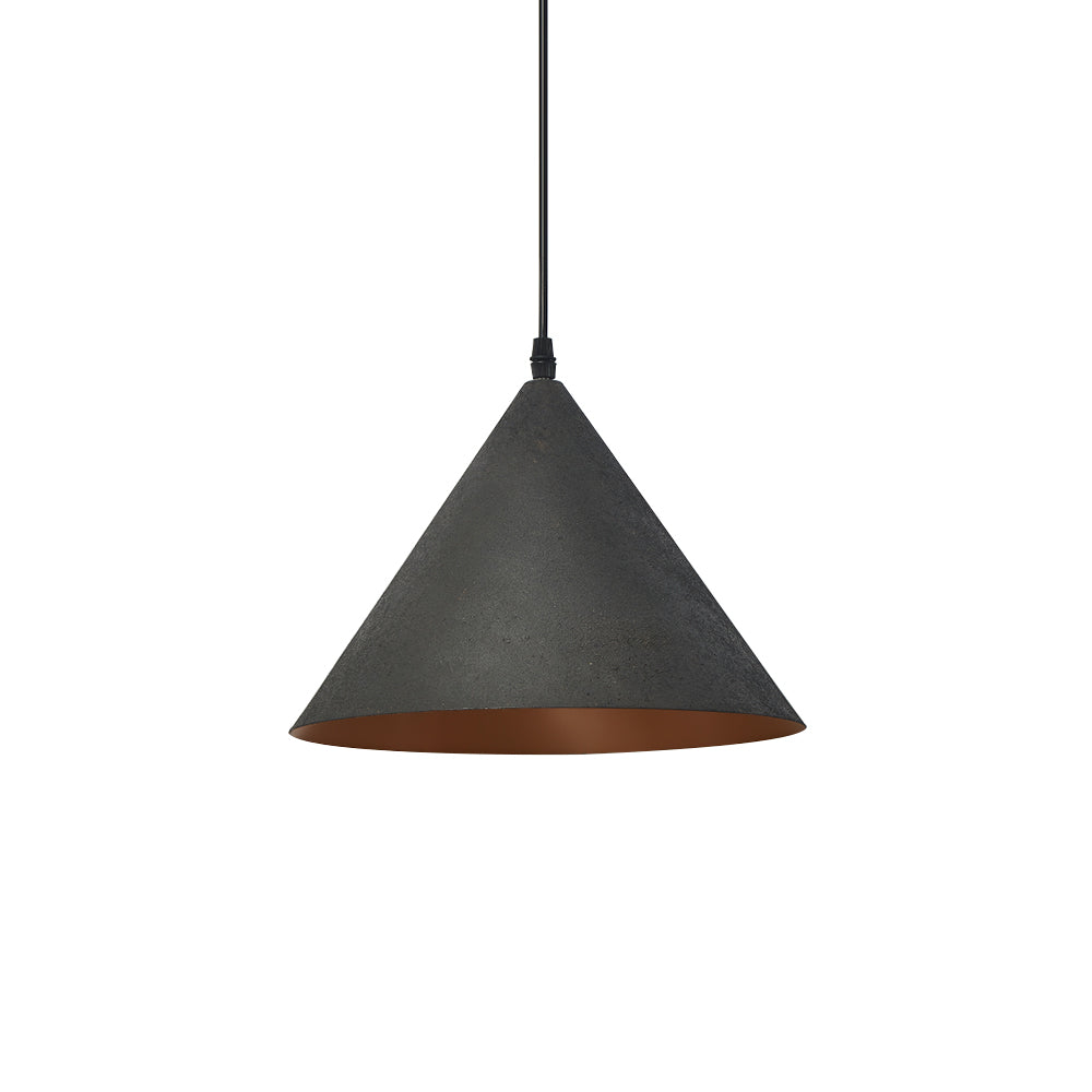 Industrial 1-Light Tapered Shape Cone Pendant Light