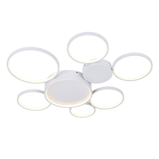 Modern Circle Dimmable Led Flush Mount