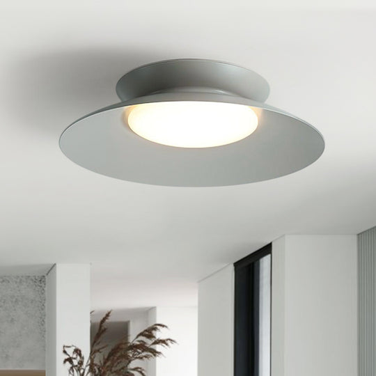Nordic Bowl Led Flush Mount Ceiling Light