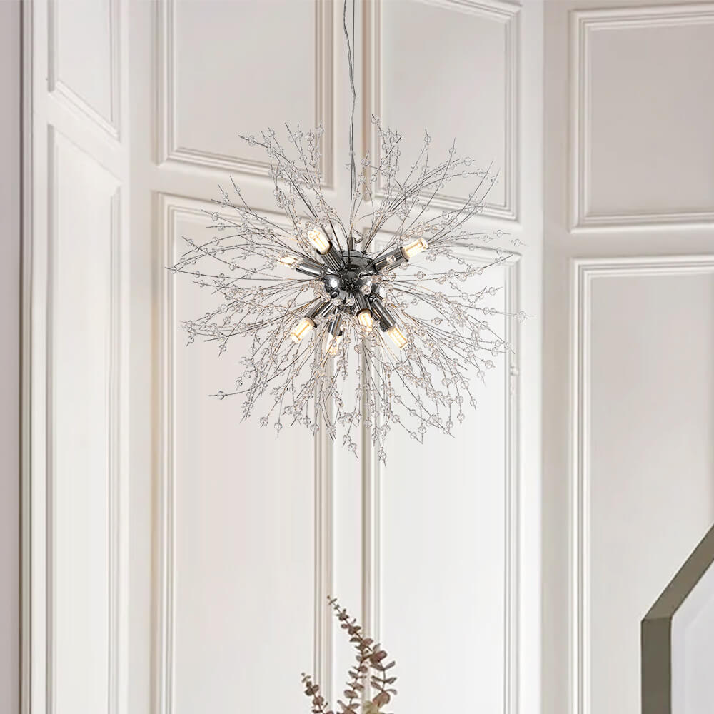 Eight Lights Firework Modern Crystal Chandeliers