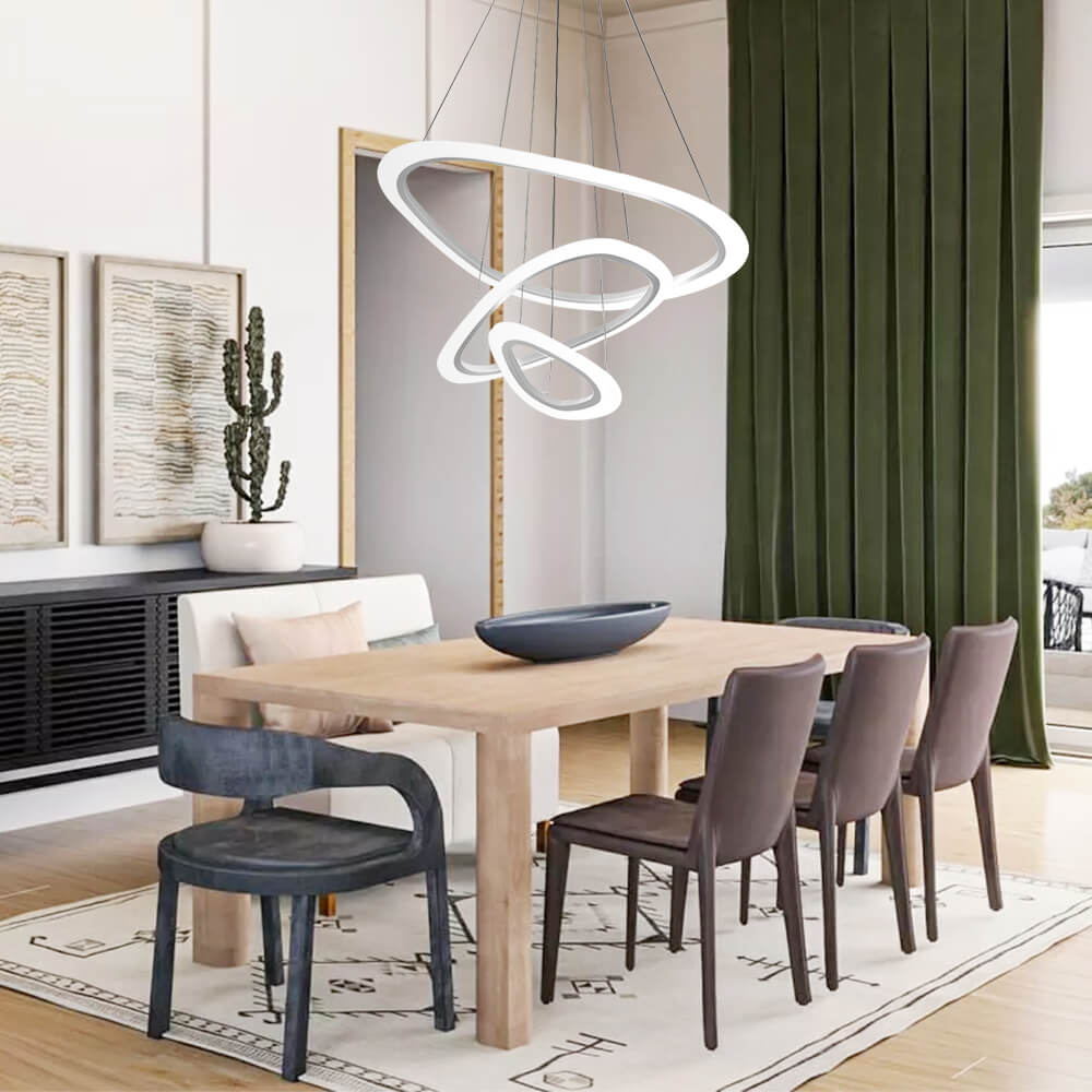 Modern 3-Ring Led Pendant Lights