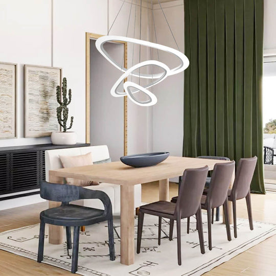 Modern 3-Ring Led Pendant Lights