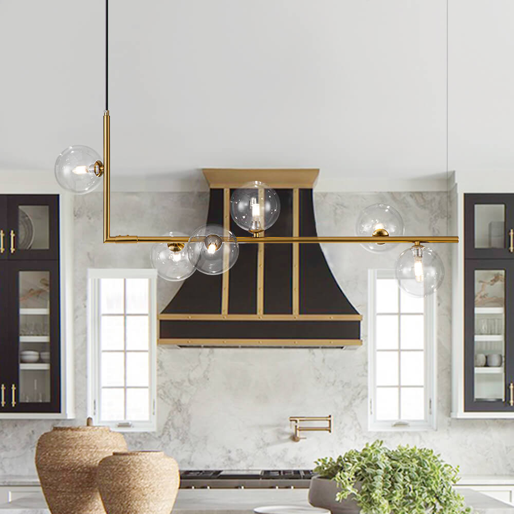 Modern Minimalist 6 Lights Linear Lighting
