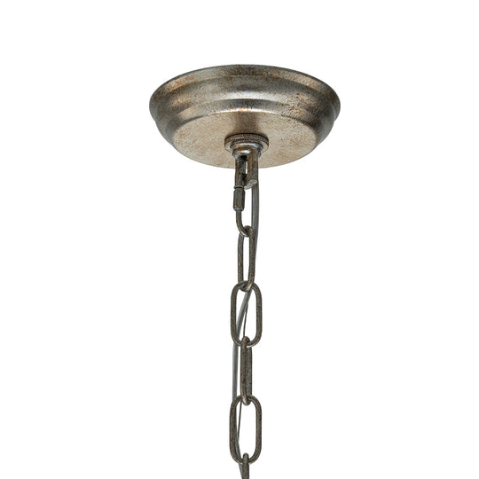 Vintage Luxe Glass Crystal Chandelier