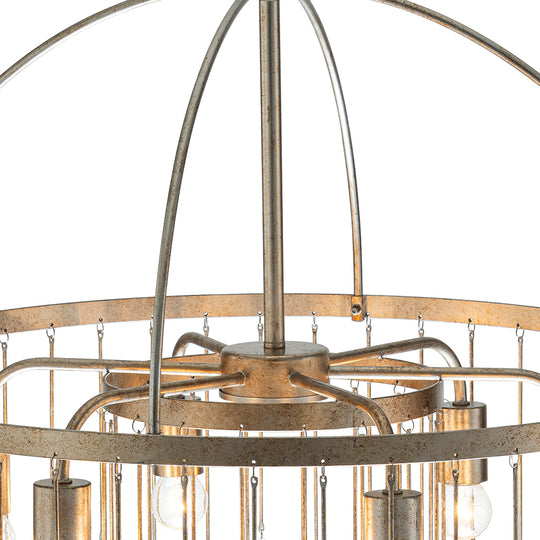 Vintage Luxe Glass Crystal Chandelier