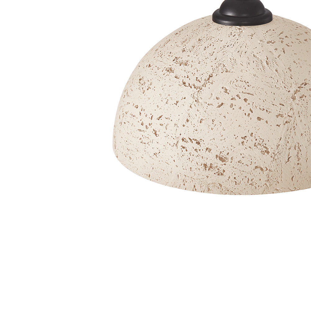 Wabi Sabi 1-Light Resin Dome Pendant For Kitchen Island