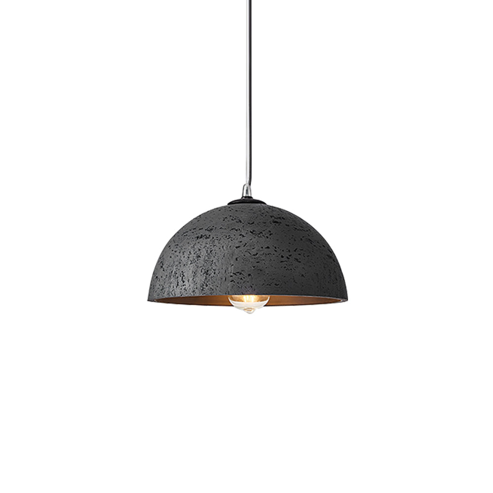 Wabi Sabi 1-Light Resin Dome Pendant For Kitchen Island