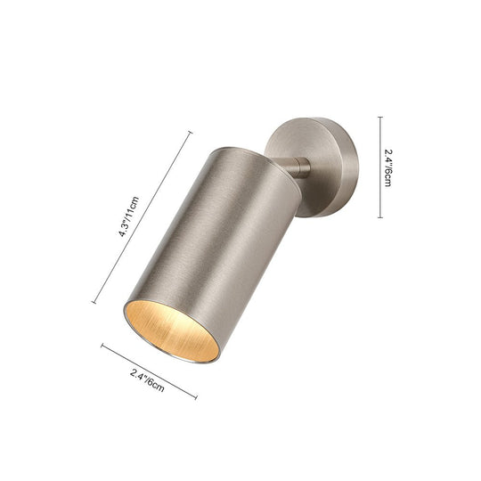 Pendantlightie - 1 - Light 350 Degrees Rotable Track Adjustable Spot Light - Semi Flush Mount - White -