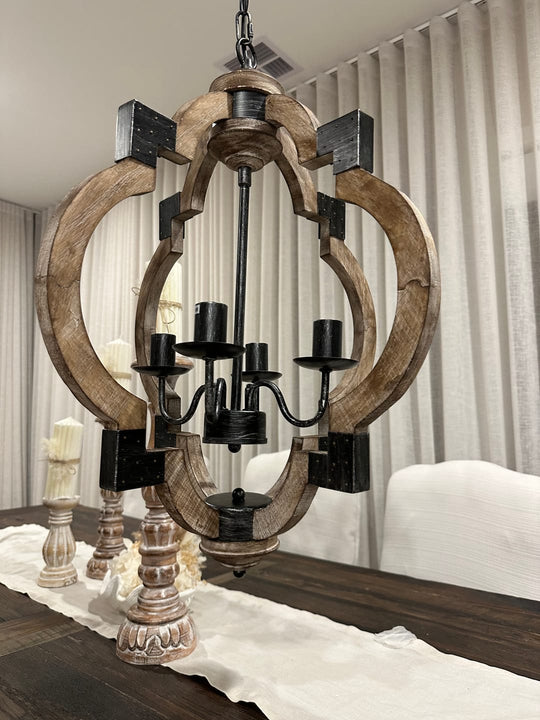 Pendantlightie - 4 - Light Round Lantern Globe Pendant Light - Pendants -