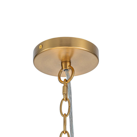 Pendantlightie - Arts And Crafts Vintage 9 - Light Swirled Cloud Glass Tiered Chandelier - Chandeliers - Blue -