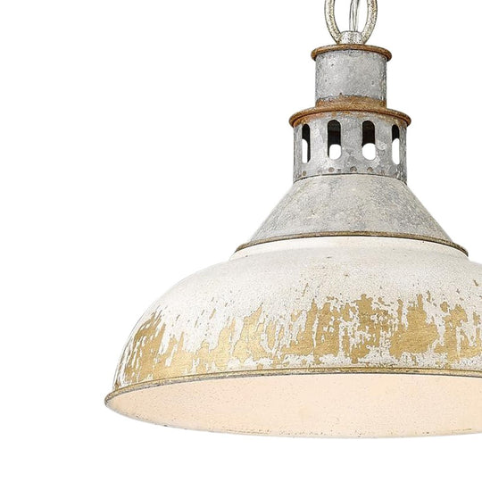 Pendantlightie - Arts And Crafts Wide Edge 1 - Light Handmade Paint Single Dome Pendant - Pendants - Black -