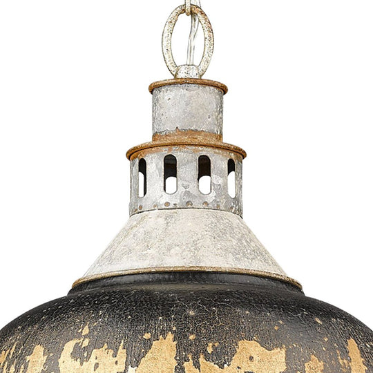 Pendantlightie - Arts And Crafts Wide Edge 1 - Light Handmade Paint Single Dome Pendant - Pendants - White -