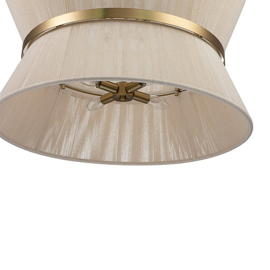 Pendantlightie-Boho Ivory Rope Drum Pendant Light-Pendants-2Lt-