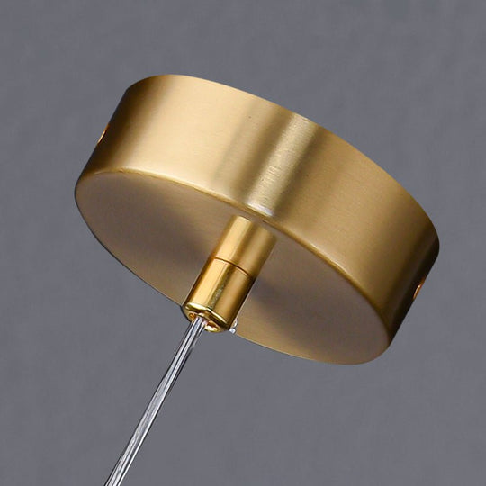 Pendantlightie - Contemporary 1 - Light Marble Globe Pendant In Brass - Pendants - Brass -