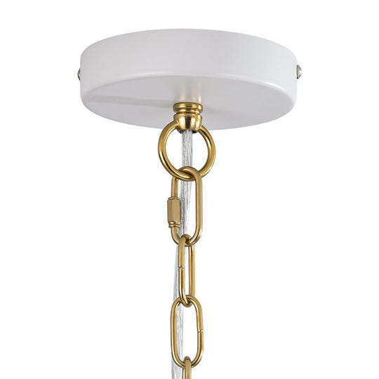 Pendantlightie - Industrial 1 - Light Oversized Flat Metal Dome Pendant Light - Pendants - White -