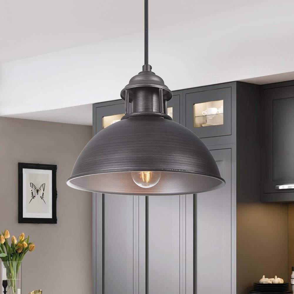 Pendantlightie - Industrial 1 - Light Pot Lid Dome Pendant - Pendants -