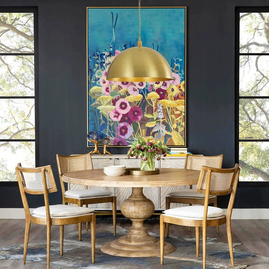 Pendantlightie - Industrial Farmhouse 1 - Light Simple Metal Dome Pendant - Pendants - Large -