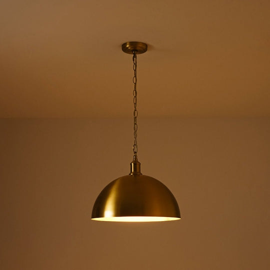 Pendantlightie - Industrial Farmhouse 1 - Light Simple Metal Dome Pendant - Pendants - Large -
