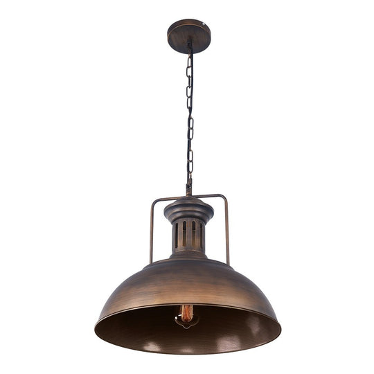 Pendantlightie - Industrial Single Dome Pendant Light - Pendants -