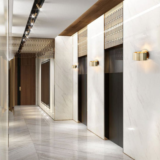 Pendantlightie - Mid - Century 1 - Light Gold Wall Sconce For Bedside Living Room - Wall Light -