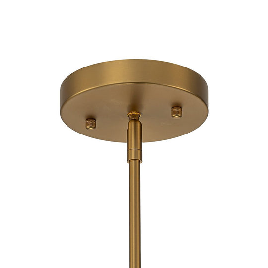 Pendantlightie - Mid - Century Modern 6 - Light Clear Glass Shaded Sputnik Chandelier - Chandeliers - Black -