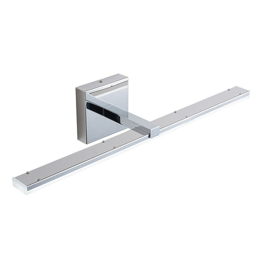 Pendantlightie - Minimalist 1 - Light Linear Led Light Bar Vanity Light - Wall Light - Chrome -