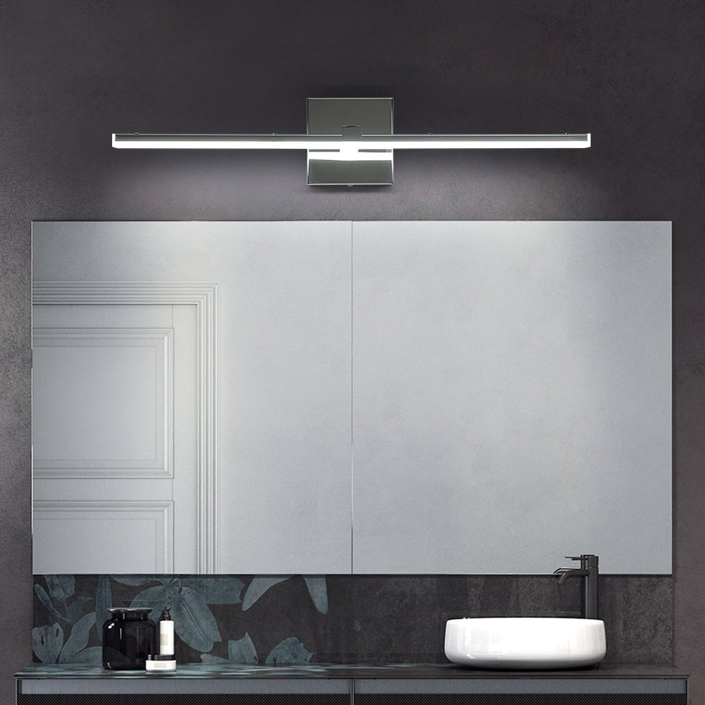 Pendantlightie - Minimalist 1 - Light Linear Led Light Bar Vanity Light - Wall Light - Chrome -