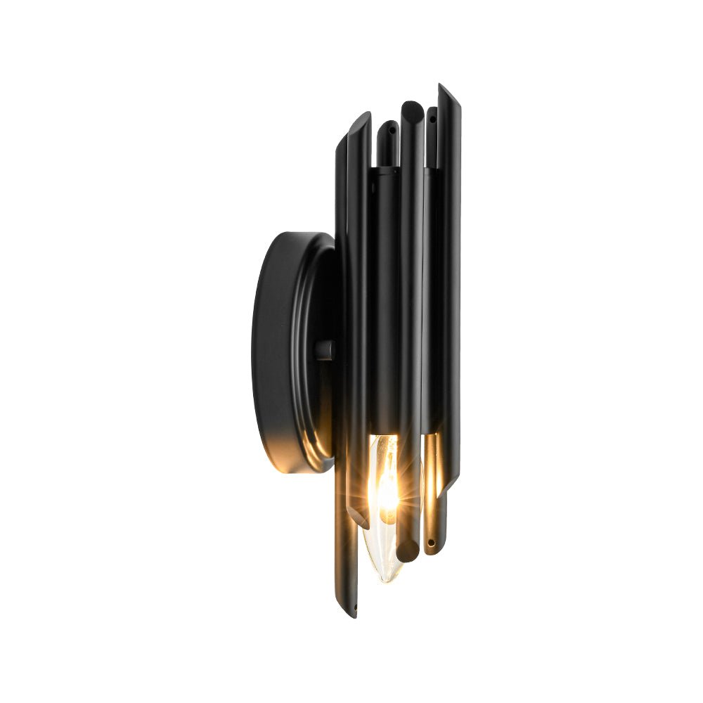 Pendantlightie - Minimalist 1 - Light Simple Small Strip Wall Sconce For Bedside Bathroom - Wall Light - Chrome -