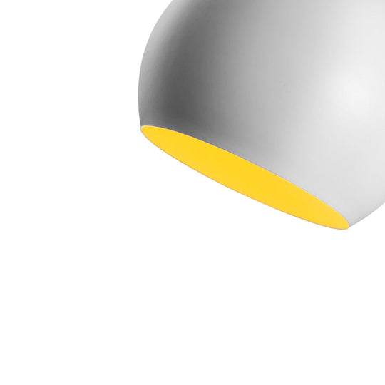 Pendantlightie-Modern 1-Light Ball Shape White Round Pendant Light-Pendants-White-