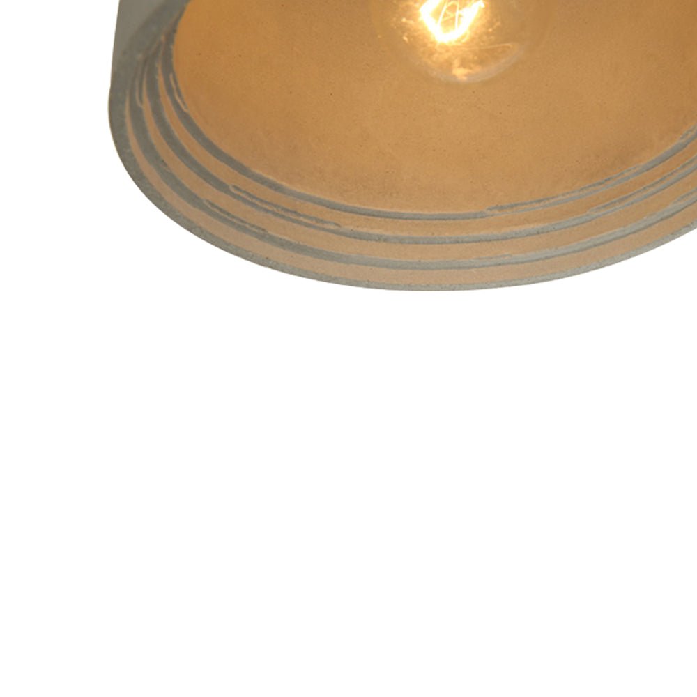 Pendantlightie-Modern 1-Light Geometric Shape Cement Pendant-Pendants-Dome-