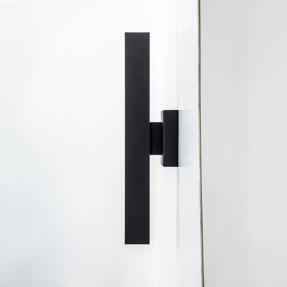 Pendantlightie-Modern 1-Light Rectangular Linear Led Outdoor Wall Light-Outdoor Wall Light-Black-