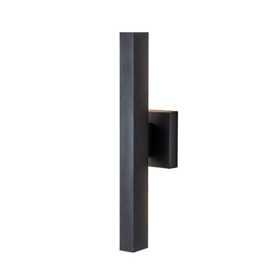 Pendantlightie-Modern 1-Light Rectangular Linear Led Outdoor Wall Light-Outdoor Wall Light-Black-