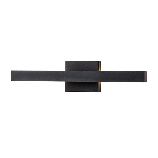 Pendantlightie-Modern 1-Light Rectangular Linear Led Outdoor Wall Light-Outdoor Wall Light-Black-