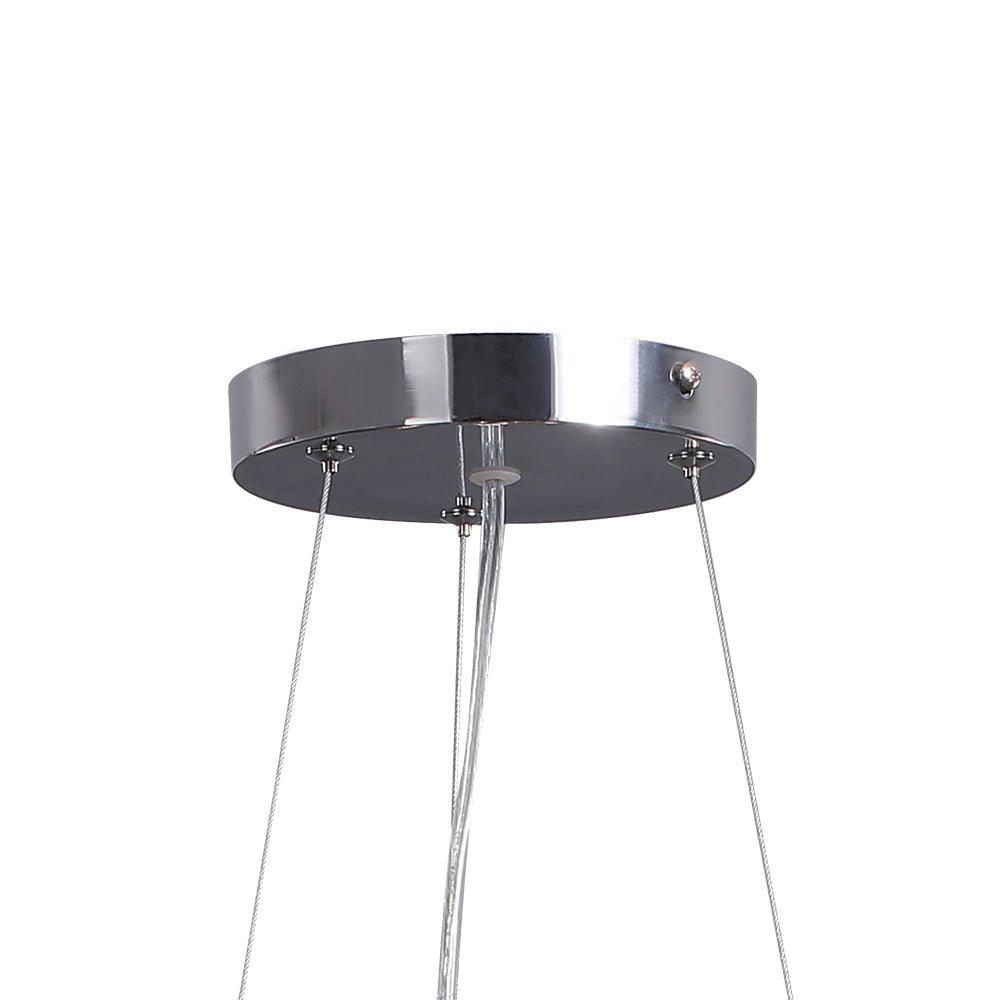 Pendantlightie - Modern 12 - Light Crystal Firework Round Dandelion Chandelier - Chandeliers - Chrome -