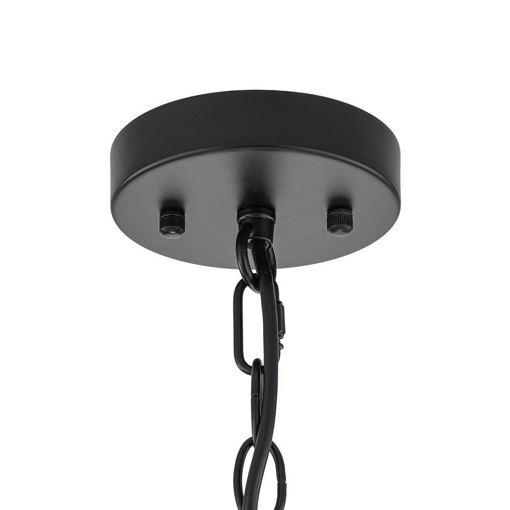 Pendantlightie - Modern 5 - Light Tiered Drum Water Glass Chandelier - Chandeliers - Brass -