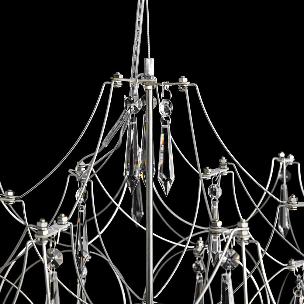 Pendantlightie - Modern Creative LED Crystal Firefly Starry Luster Chandelier - Chandeliers - Natural Light -