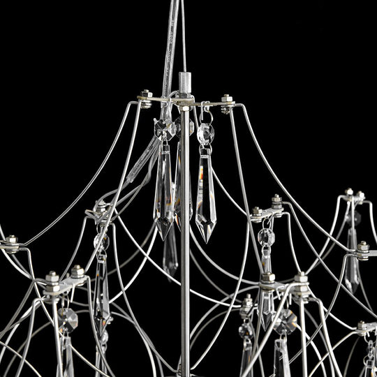 Pendantlightie - Modern Creative LED Crystal Firefly Starry Luster Chandelier - Chandeliers - Natural Light -