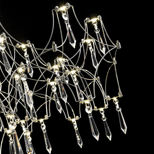 Pendantlightie - Modern Creative LED Crystal Firefly Starry Luster Chandelier - Chandeliers - Natural Light -