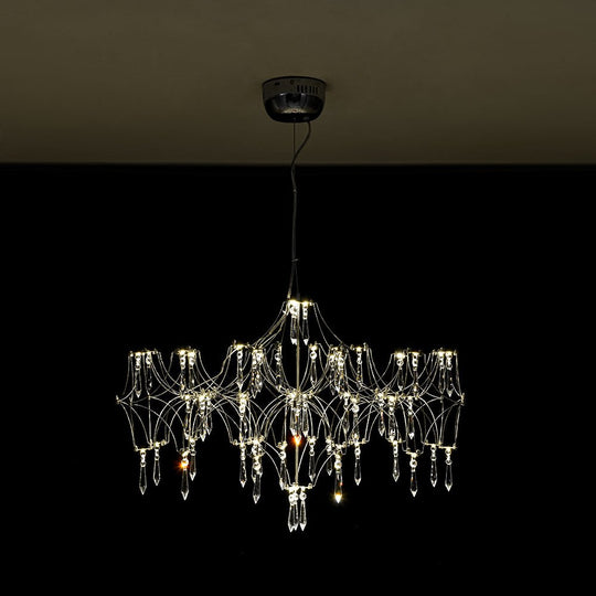 Pendantlightie - Modern Creative LED Crystal Firefly Starry Luster Chandelier - Chandeliers - Natural Light -