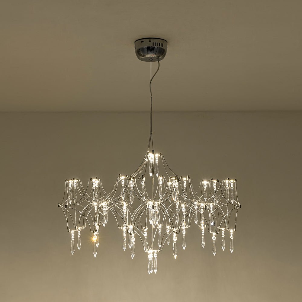 Pendantlightie - Modern Creative LED Crystal Firefly Starry Luster Chandelier - Chandeliers - Natural Light -