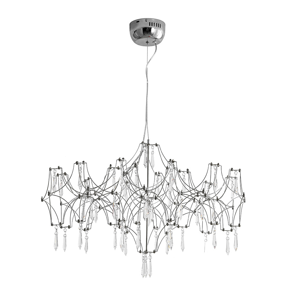 Pendantlightie - Modern Creative LED Crystal Firefly Starry Luster Chandelier - Chandeliers - Natural Light -