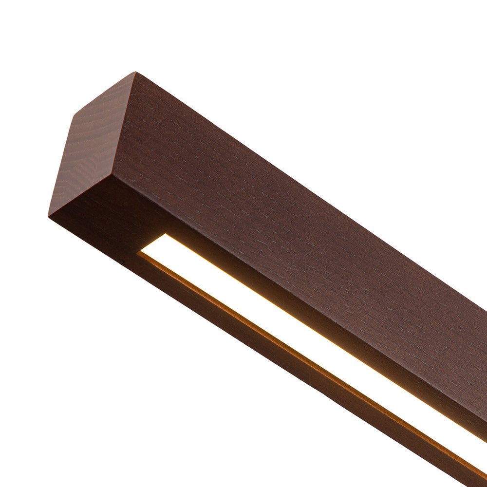 Pendantlightie-Modern Farmhouse Wood Linear Led Pendant-Pendants-Walnut-