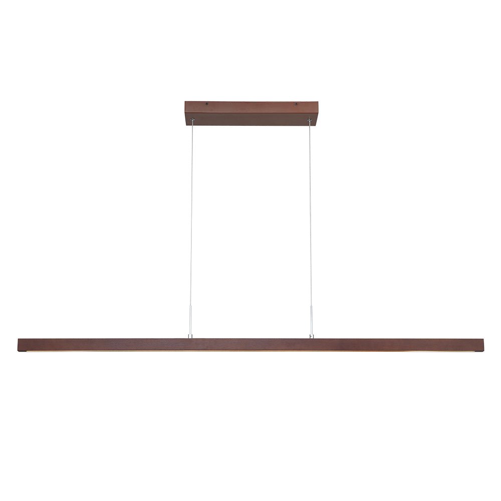 Pendantlightie-Modern Farmhouse Wood Linear Led Pendant-Pendants-Walnut-