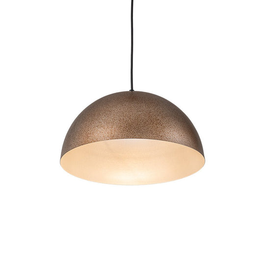 Pendantlightie-Modern Industrial 1-Light Metal Dome Pendant Light For Dining Area-Pendants-23.6 in (60 cm)-