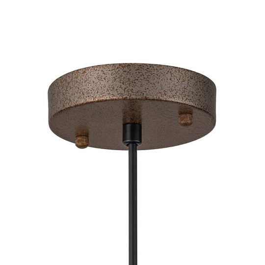 Pendantlightie-Modern Industrial 1-Light Metal Dome Pendant Light For Dining Area-Pendants-23.6 in (60 cm)-