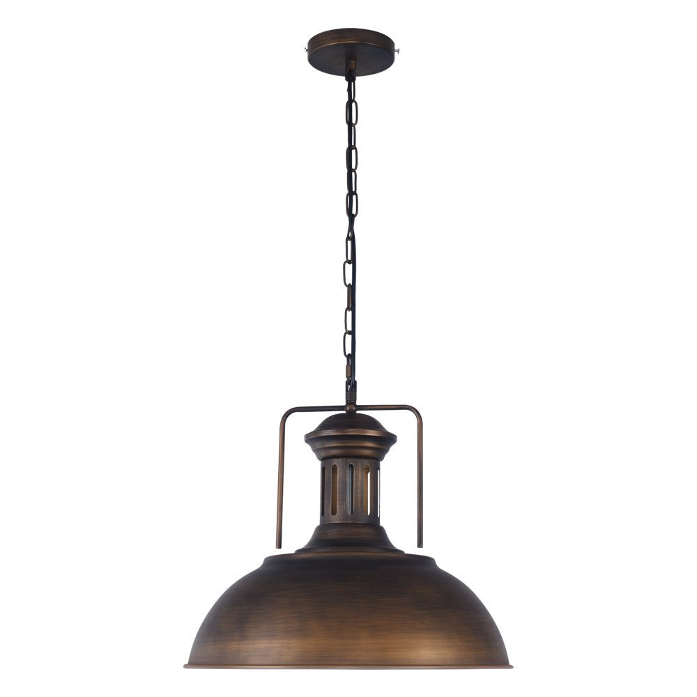 Pendantlightie - Modern Industrial 1 - Light Metal Single Dome Pendant Light - Pendants - Gold -