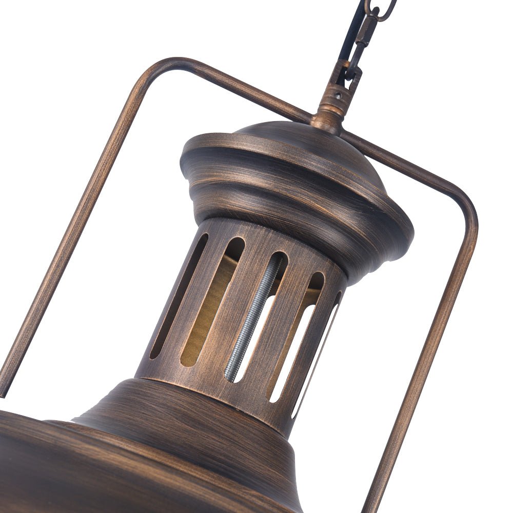 Pendantlightie - Modern Industrial 1 - Light Metal Single Dome Pendant Light - Pendants - Gold -